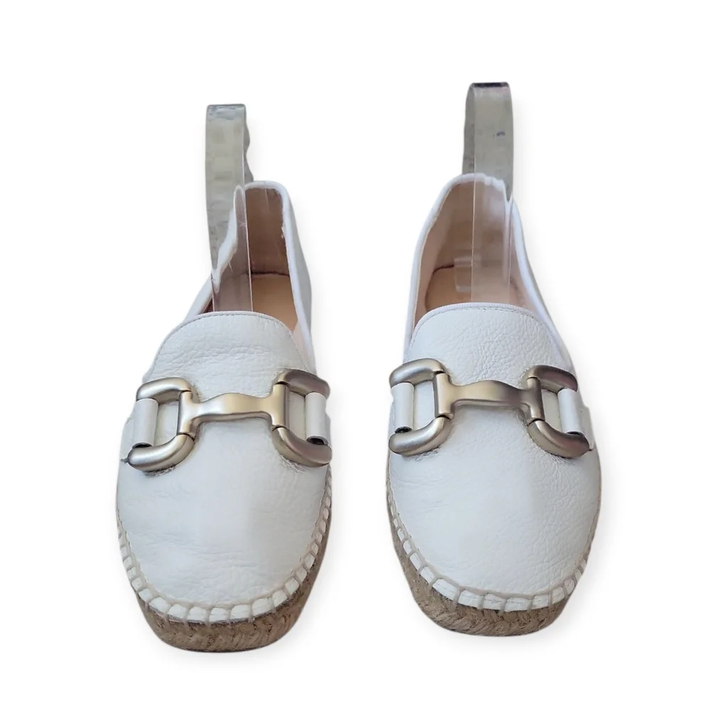 Ateliers Paris Espadrille White /‎ Silver